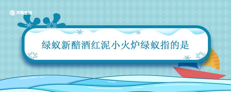 唐代诗人白居易的诗句绿蚁新醅酒红泥小火炉绿蚁指的是